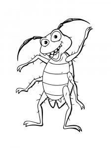 Cockroach coloring page - picture 9