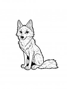 Clever Coyote Coloring Page