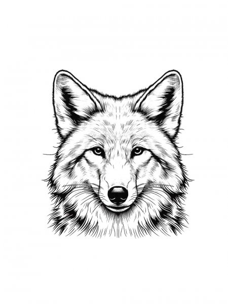 Coyote coloring pages