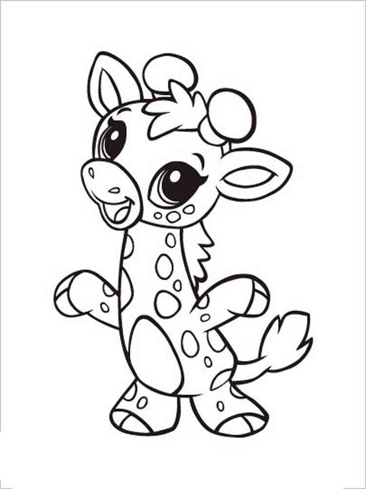 Free Cute Animal coloring pages. Download and print Cute Animal