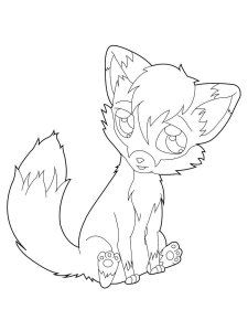 Cute Fox coloring page - picture 14