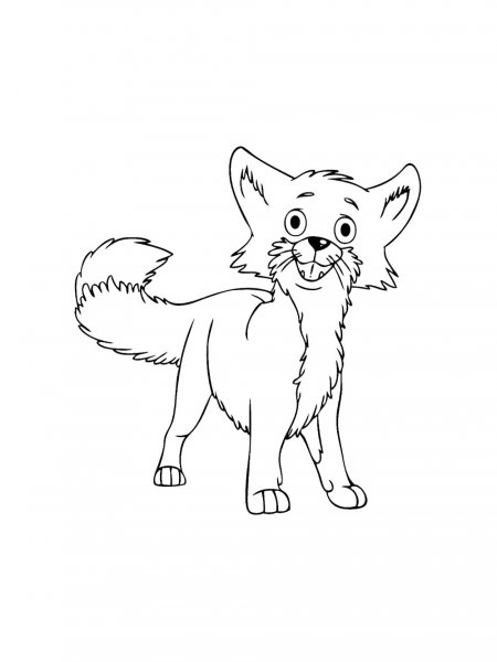 Cute Fox Coloring Pages