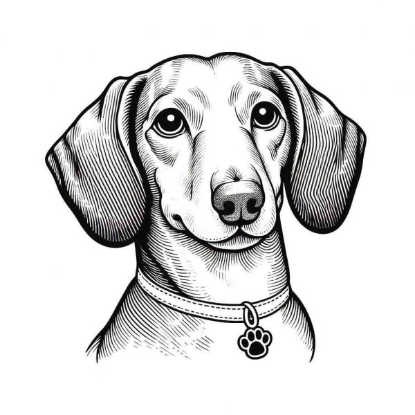 Dachshund coloring pages