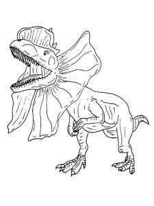 Dilophosaurus coloring page - picture 13