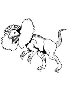 Dilophosaurus coloring page - picture 8