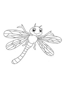 Dragonfly coloring page - picture 18