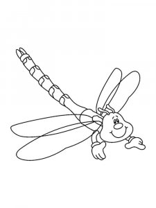 Dragonfly coloring page - picture 26
