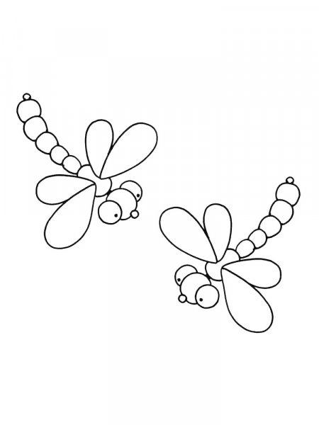 Dragonfly coloring pages