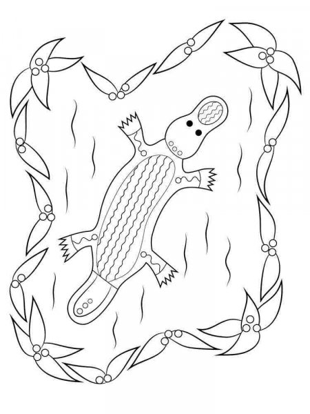 Duckbill coloring pages