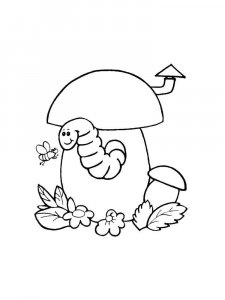 Earthworm coloring page - picture 11