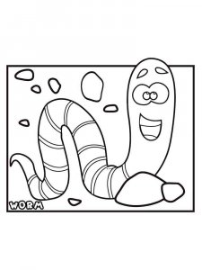 Earthworm coloring page - picture 15