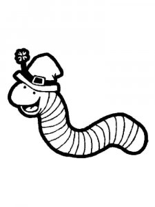 Earthworm coloring page - picture 17