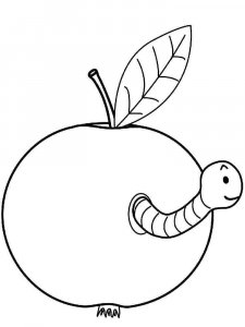 Earthworm coloring page - picture 25