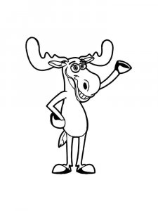 Elk coloring page - picture 20