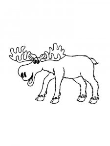 Elk coloring page - picture 21