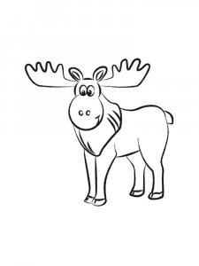 Elk coloring page - picture 22