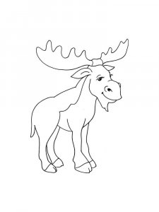 Elk coloring page - picture 3