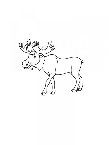 Elk Coloring Pages