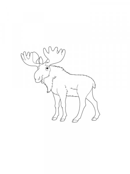 Elk coloring pages