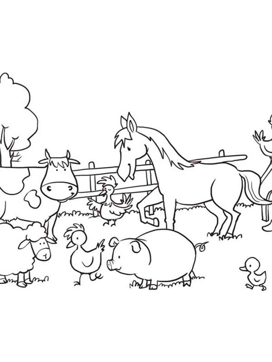 Farm Animal coloring pages