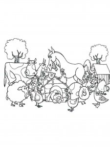 Farm Animal coloring page - picture 17