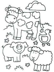 Farm Animal coloring page - picture 18