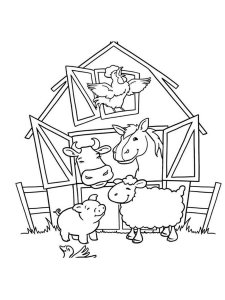 Farm Animal coloring page - picture 19