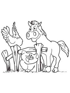 Farm Animal coloring page - picture 23