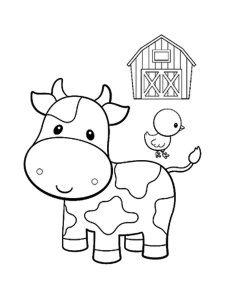 Farm Animal coloring page - picture 25