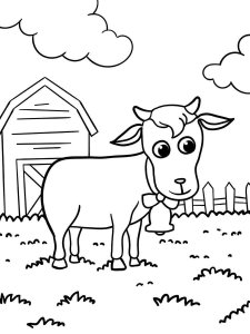 Farm Animal coloring page - picture 4