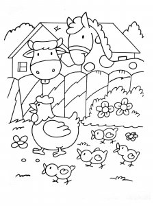 Farm Animal coloring page - picture 7