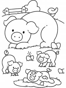 Farm Animal coloring page - picture 8