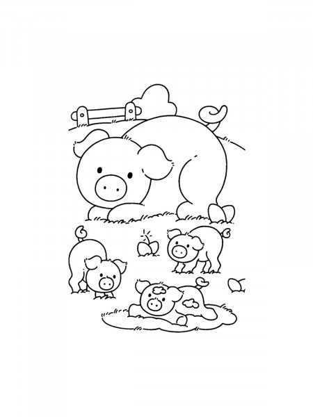 Farm Animal coloring pages