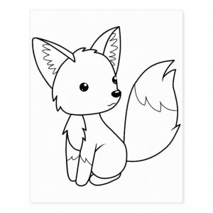 Fennec Fox coloring page - picture 2
