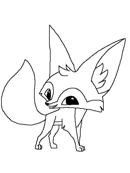 Fennec Fox coloring pages