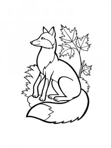 Forest animals coloring page - picture 28