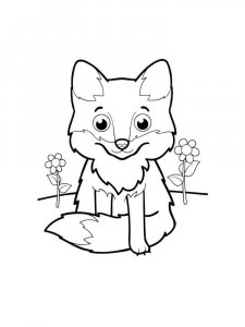 Forest animals coloring page - picture 29