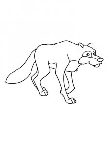 Forest animals coloring page - picture 33
