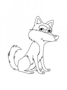 Forest animals coloring page - picture 34