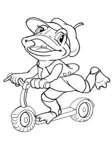 Frog coloring page - picture 10