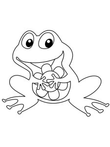 Frog coloring page - picture 15
