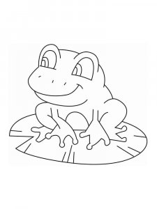 Frog coloring page - picture 17