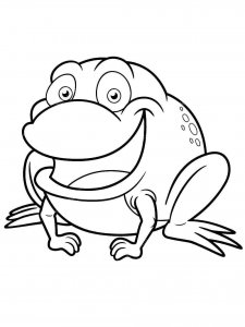 Frog coloring page - picture 18