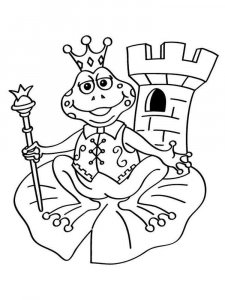 Frog coloring page - picture 20