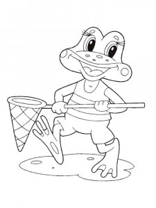 Frog coloring page - picture 22