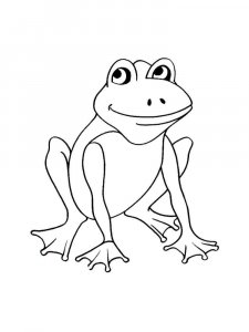Frog coloring page - picture 29