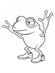 Frog coloring page - picture 31