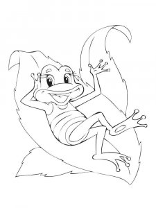 Frog coloring page - picture 33
