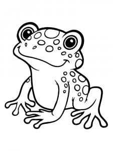 Frog coloring page - picture 35
