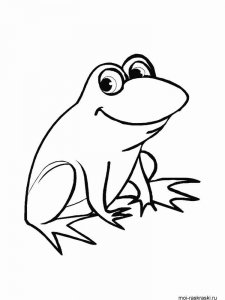Frog coloring page - picture 36